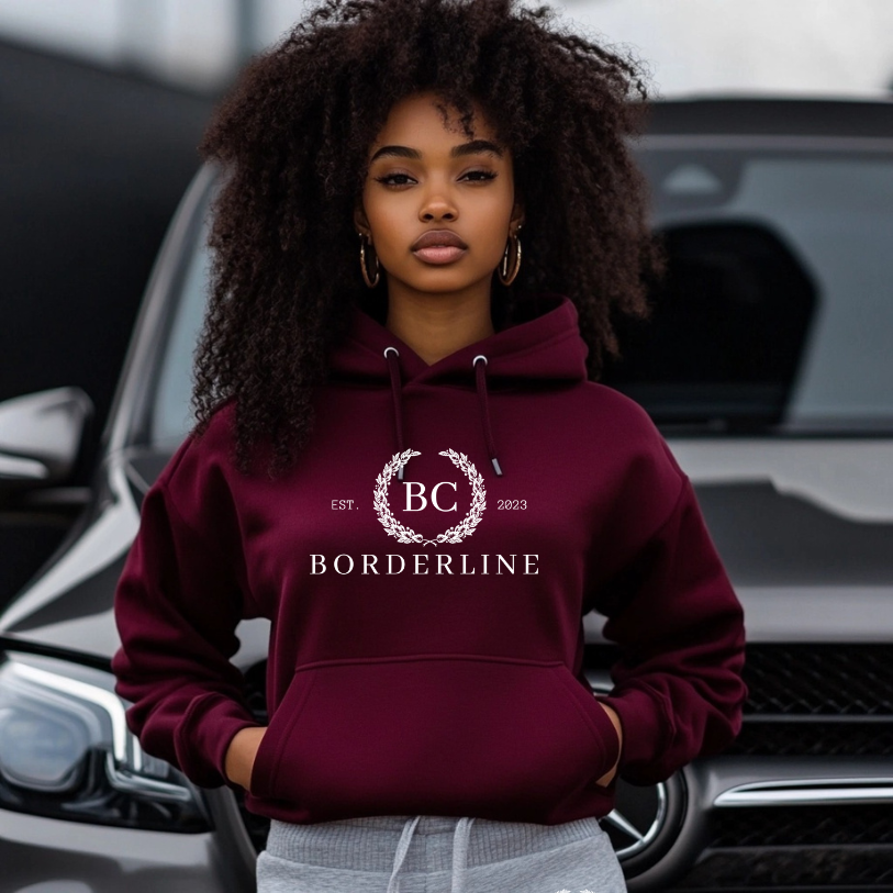 Burgandy Hoodie (Borderline Classic)