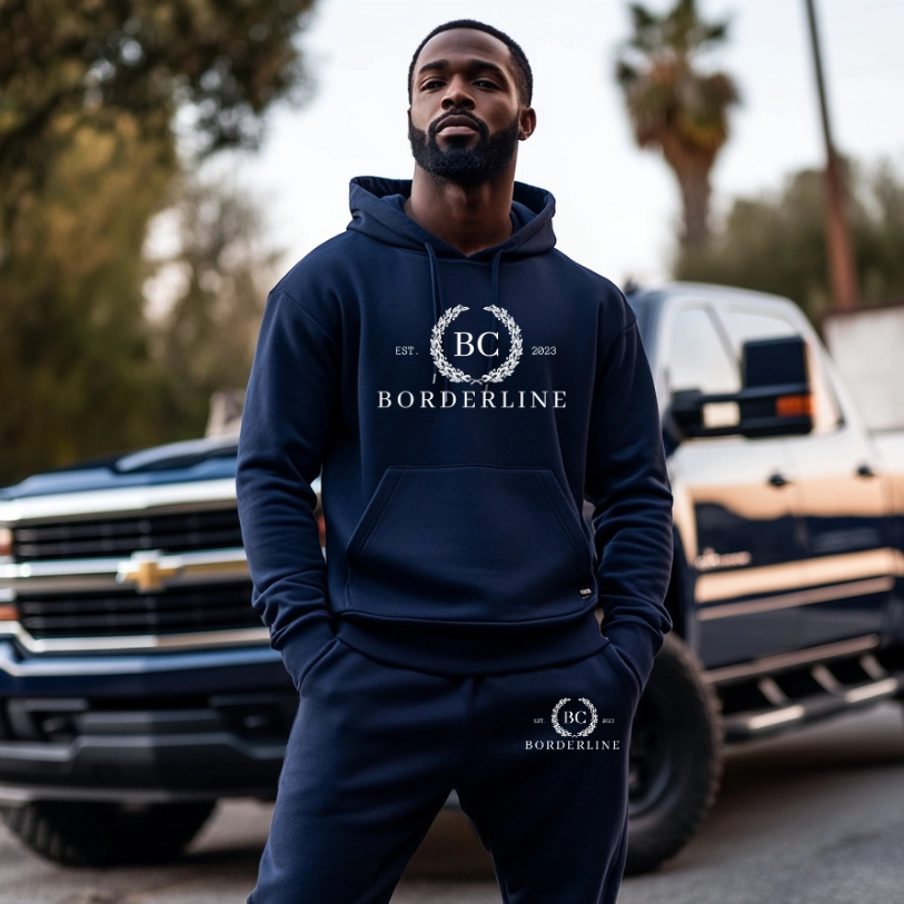 Navy Slim Joggers (Borderline Classic)